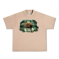 Burro Stay wild night Grizzly Bear Urban Heavy Tee - HowdyJamesFarm