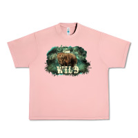Salmon Stay wild night Grizzly Bear Urban Heavy Tee - HowdyJamesFarm