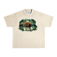 Sandshell Stay wild night Grizzly Bear Urban Heavy Tee - HowdyJamesFarm