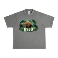 Tornado Stay wild night Grizzly Bear Urban Heavy Tee - HowdyJamesFarm