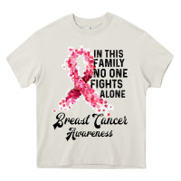 Cream in this family fights alone breast cancer awareness Heavy Core Tee - Bettercallsaul