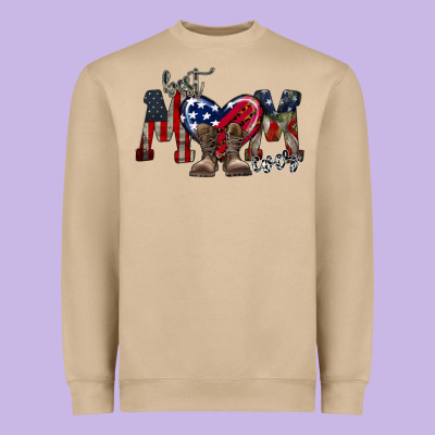 Best Mom Ever Heavyweight Sweatshirt Designed By Racoondesign