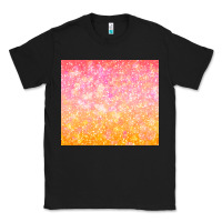 Orange Pink Ombre Glitter Classic Tee | Teevron