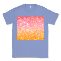 Colony Blue orange pink ombre glitter Classic Tee - TumblerDesignByShophia