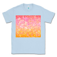 Dusty Blue orange pink ombre glitter Classic Tee - TumblerDesignByShophia