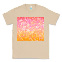 Mushroom orange pink ombre glitter Classic Tee - TumblerDesignByShophia