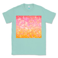 Seafoam orange pink ombre glitter Classic Tee - TumblerDesignByShophia