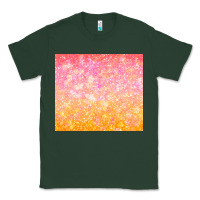 Sports Green orange pink ombre glitter Classic Tee - TumblerDesignByShophia