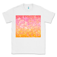 White orange pink ombre glitter Classic Tee - TumblerDesignByShophia