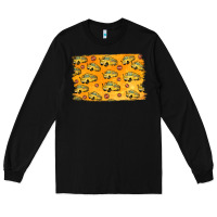 Black School Bus Pattern Long Sleeve Tee - Jasminsmagicworld