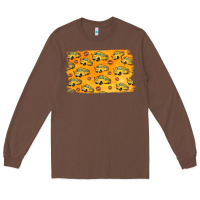 Chestnut School Bus Pattern Long Sleeve Tee - Jasminsmagicworld