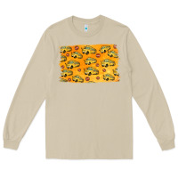 Mushroom School Bus Pattern Long Sleeve Tee - Jasminsmagicworld