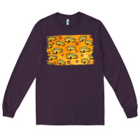 Plum School Bus Pattern Long Sleeve Tee - Jasminsmagicworld