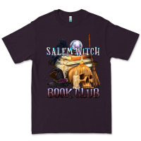 Plum Salem Witch Book Club Premium Tee - texasbilliewilder