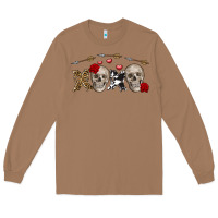 Toasted Coconut Xoxo Valentine skulls Valentine's Day Long Sleeve Tee - FaDigitalArtStudio
