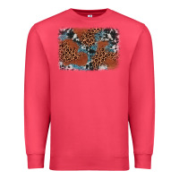 Cardinal leopard cowhide background Premium Sweatshirt - BarkalooDesign