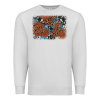 Dove Grey leopard cowhide background Premium Sweatshirt - BarkalooDesign