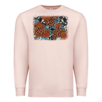 Pale Pink leopard cowhide background Premium Sweatshirt - BarkalooDesign