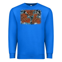 True Royal leopard cowhide background Premium Sweatshirt - BarkalooDesign