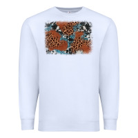 White leopard cowhide background Premium Sweatshirt - BarkalooDesign
