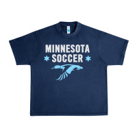 Navy Minnesota Soccer Fan Gear  FC , United T Urban Heavy Tee - longCreatives