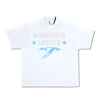 White Minnesota Soccer Fan Gear  FC , United T Urban Heavy Tee - longCreatives