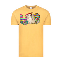 Vintage Mustard Hop rabbit Easter Day Vintage Tee - HowdyJamesFarm