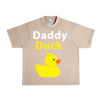 French Oak Funny Daddy Duck Rubber Duck Urban Heavy Tee - longCreatives