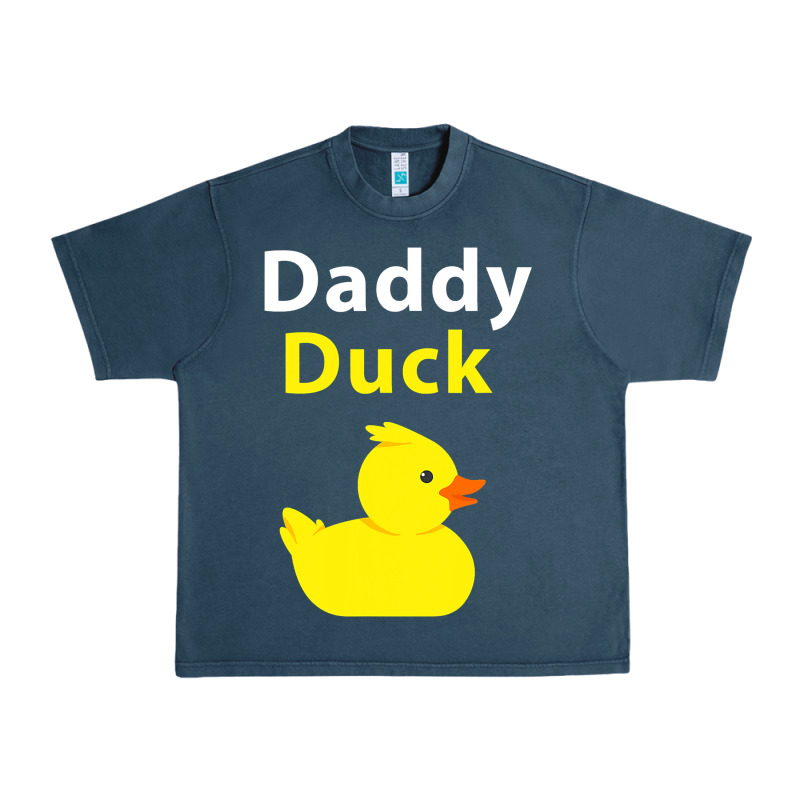 Funny Daddy Duck Rubber Duck Urban Heavy Tee by longCreatives | Teevron