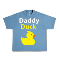 Pebble Blue Funny Daddy Duck Rubber Duck Urban Heavy Tee - longCreatives