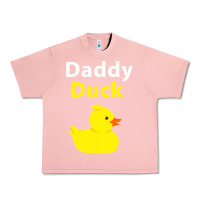 Salmon Funny Daddy Duck Rubber Duck Urban Heavy Tee - longCreatives