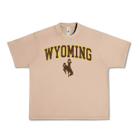 Burro Womens Wyoming Cowboys Apparel Fan Favorite Arch Urban Heavy Tee - longCreatives