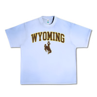 Grape Ice Womens Wyoming Cowboys Apparel Fan Favorite Arch Urban Heavy Tee - longCreatives