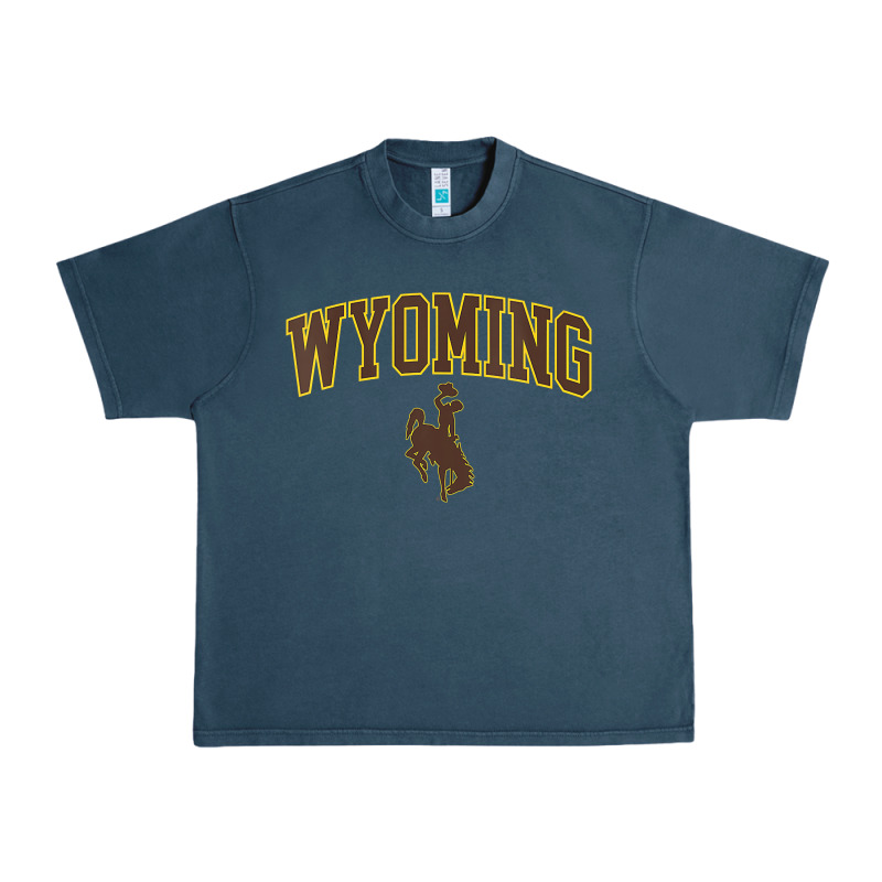 Womens Wyoming Cowboys Apparel Fan Favorite Arch Urban Heavy Tee by longCreatives | Teevron