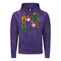 Cloud Purple it's mardi gras y'all gnomes Vintage Hoodie - OliviaCreatesArt