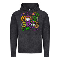 Vintage Black it's mardi gras y'all gnomes Vintage Hoodie - OliviaCreatesArt