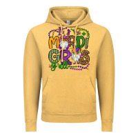 Vintage Mustard it's mardi gras y'all gnomes Vintage Hoodie - OliviaCreatesArt