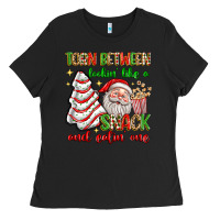 Black torn between lookin' like a snack and eatin' one Ladies Tee - texasbilliewilder