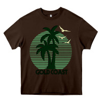 Chocolate Brown Gold Coast Heavy Core Tee - Bettercallsaul