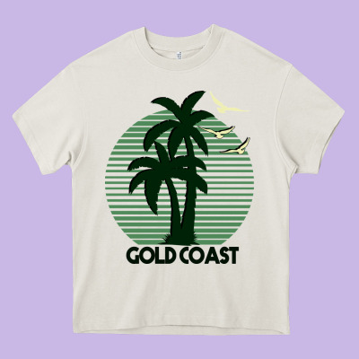 Gold Coast Heavy Core Tee Designed By Bettercallsaul