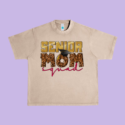 Senior Mom Squad Urban Heavy Tee Designed By Cowgirlartshop