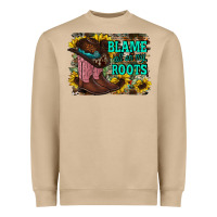 Mushroom blame all on my roots Heavyweight Sweatshirt - RacoonDesign