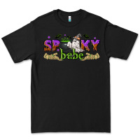 Black spooky babe halloween Premium Tee - NancyCooperArtShop