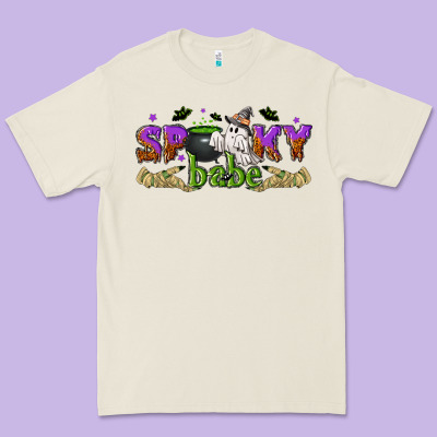 Spooky Babe Halloween Premium Tee Designed By Nancycooperartshop