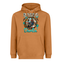 Meerkat western rodeo darlin' bullfighter serape cowhide turquoise gemstones Heavyweight Hoodie - BarkalooDesign
