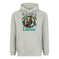 Moon Dust western rodeo darlin' bullfighter serape cowhide turquoise gemstones Heavyweight Hoodie - BarkalooDesign