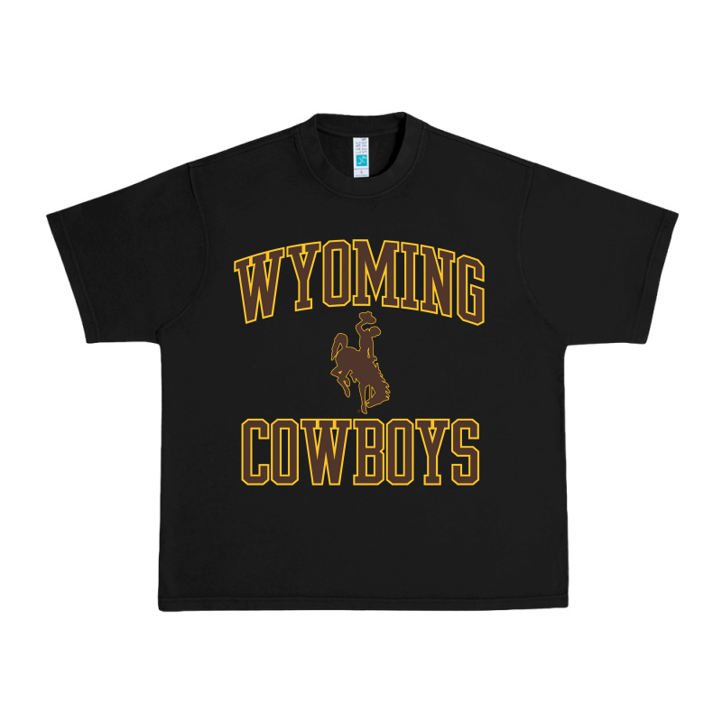 Wyoming Cowboys Men's Apparel Gameday Arch Over Cowboys Sweat Urban Heavy Tee by longCreatives | Teevron
