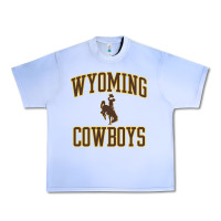 Grape Ice Wyoming Cowboys Men's Apparel Gameday Arch Over Cowboys Sweat Urban Heavy Tee - longCreatives