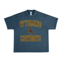 Midnight Navy Wyoming Cowboys Men's Apparel Gameday Arch Over Cowboys Sweat Urban Heavy Tee - longCreatives