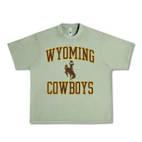 Oil Green Wyoming Cowboys Men's Apparel Gameday Arch Over Cowboys Sweat Urban Heavy Tee - longCreatives